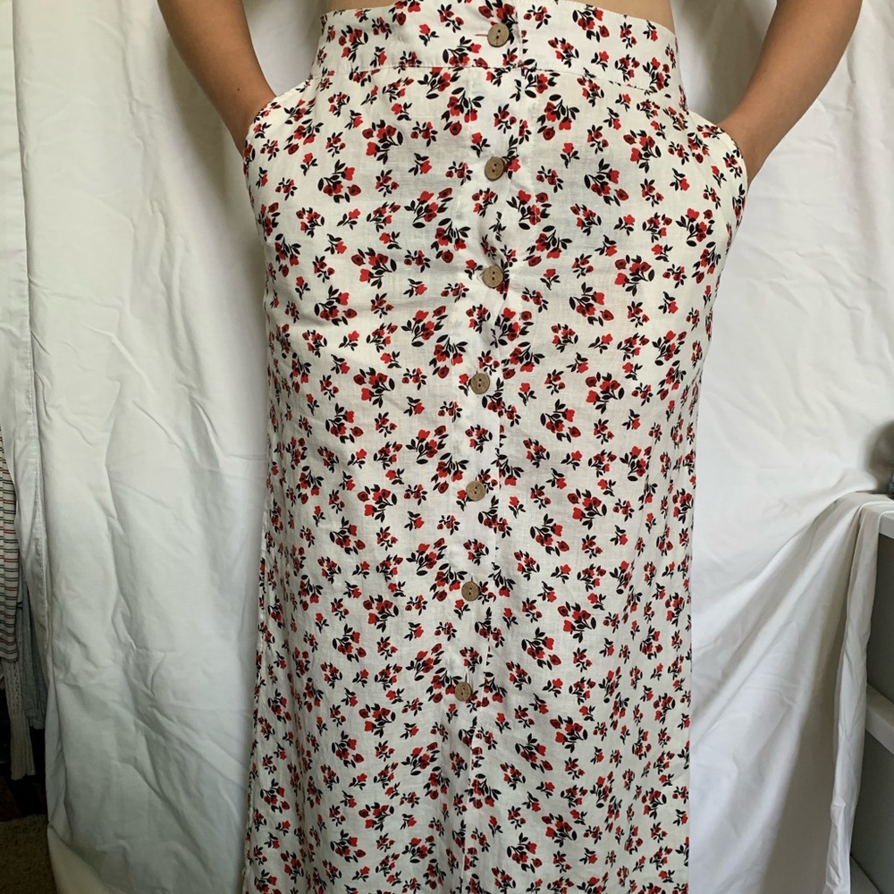 Cynthia Rowley Linen Skirt